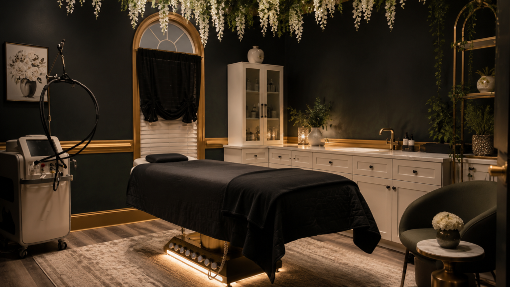 Laser Treatment room at Vital Glow Med Spa.